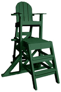 Tailwind Furniture Recycled Plastic MLG525 Medium Lifeguard Chair with Front Ladder - Rocking Furniture