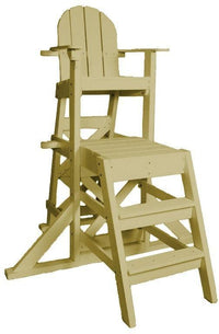 Tailwind Furniture Recycled Plastic MLG525 Medium Lifeguard Chair with Front Ladder - Rocking Furniture