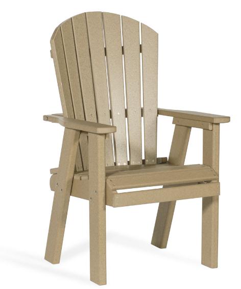 Leisure Lawns Amish Made  Recycled Plastic  7 Piece Table Set with 60in Table Set (Dining Height) - LEAD TIME TO SHIP 4 WEEKS