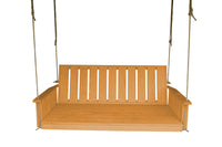 a&l pressure treated pine 75" wingate swingbed natural stain with rope kit