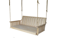 a&l pressure treated pine 75" wingate swingbed unfinished with rope kit