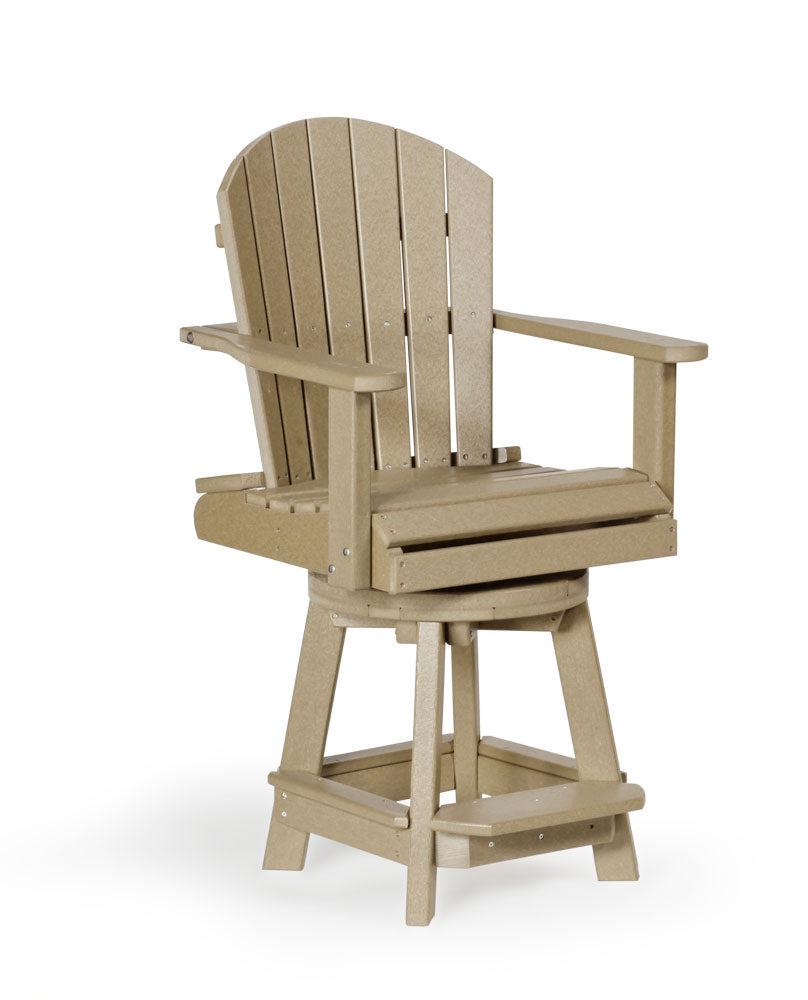 Leisure Lawns Poly Balcony Swivel Chair (Counter Height) Model #328C - LEAD TIME TO SHIP 4 WEEKS OR LESS