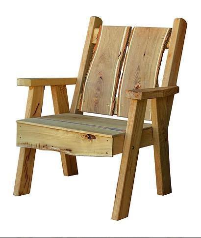 A&L Furniture Blue Mountain Collection Timberland Handmade Locust Chair - LEAD TIME TO SHIP 10 BUSINESS DAYS