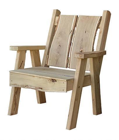 A&L Furniture Blue Mountain Collection Timberland Handmade Locust Chair - LEAD TIME TO SHIP 10 BUSINESS DAYS