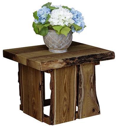 A&L Furniture Blue Mountain Evening Grove Amish Handmade Locust Side Table - LEAD TIME TO SHIP 10 BUSINESS DAYS