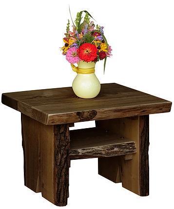 A&L Furniture Blue Mountain Sunrise Thicket Amish Handmade Locust Side Table - LEAD TIME TO SHIP 10 BUSINESS DAYS