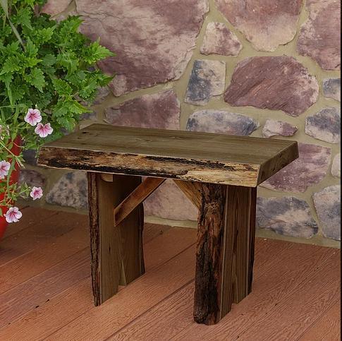 A&L Furniture Blue Mountain Collection 2' Wildwood Locust Bench - LEAD TIME TO SHIP 10 BUSINESS DAYS