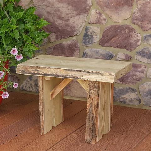 A&L Furniture Blue Mountain Collection 2' Wildwood Locust Bench - LEAD TIME TO SHIP 10 BUSINESS DAYS