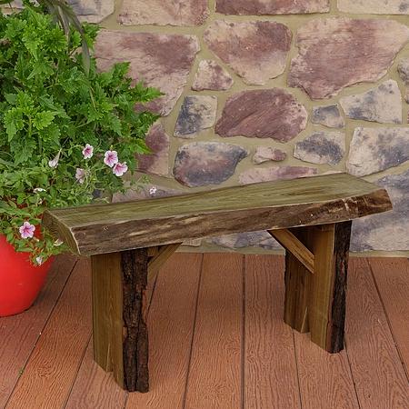 A&L Furniture Blue Mountain Collection 3' Wildwood Locust Bench - LEAD TIME TO SHIP 10 BUSINESS DAYS