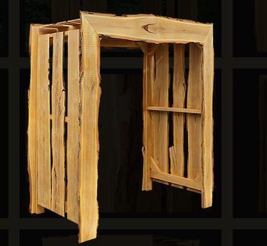 A&L Furniture Blue Mountain Collection 6' Appalachian Arbor - LEAD TIME TO SHIP 6 WEEKS