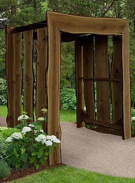 A&L Furniture Blue Mountain Collection 6' Appalachian Arbor - LEAD TIME TO SHIP 10 BUSINESS DAYS