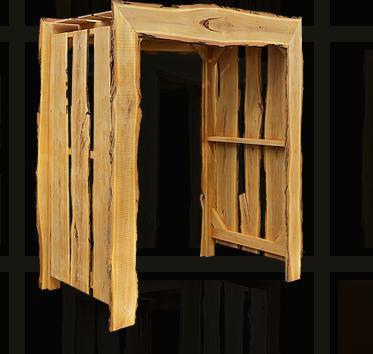 A&L Furniture Blue Mountain Collection 6' Appalachian Arbor - LEAD TIME TO SHIP 6 WEEKS