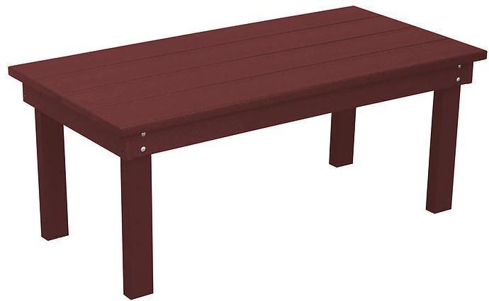 A&L Furniture Co. Amish Made Poly Hampton Coffee Table - LEAD TIME TO SHIP 10 BUSINESS DAYS