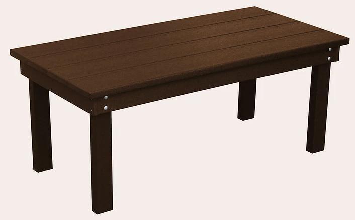 A&L Furniture Co. Amish Made Poly Hampton Coffee Table - LEAD TIME TO SHIP 10 BUSINESS DAYS