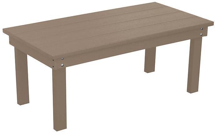 A&L Furniture Co. Amish Made Poly Hampton Coffee Table - LEAD TIME TO SHIP 10 BUSINESS DAYS