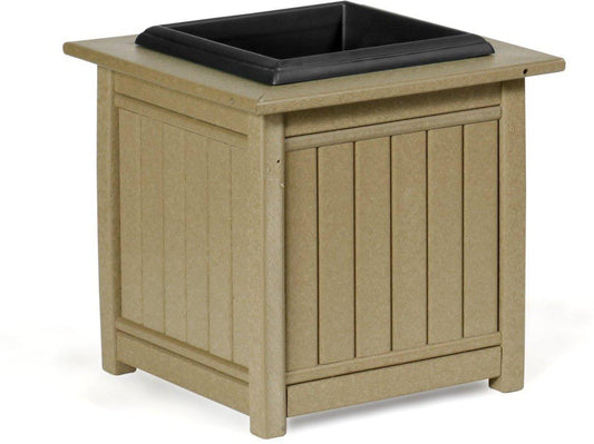 Leisure Lawns Amish Made Recycled Plastic 18" Planter Model #960 - LEAD TIME TO SHIP 4 WEEKS