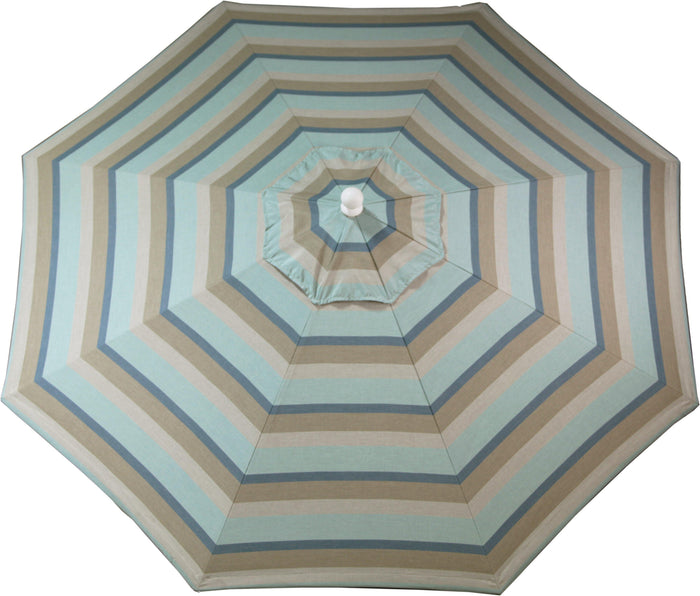 indoor craft show patio umbrella LuxCraft Aluminum Crank Lift Push Button Tilt 9' Market Umbrella – Rocking Furniture