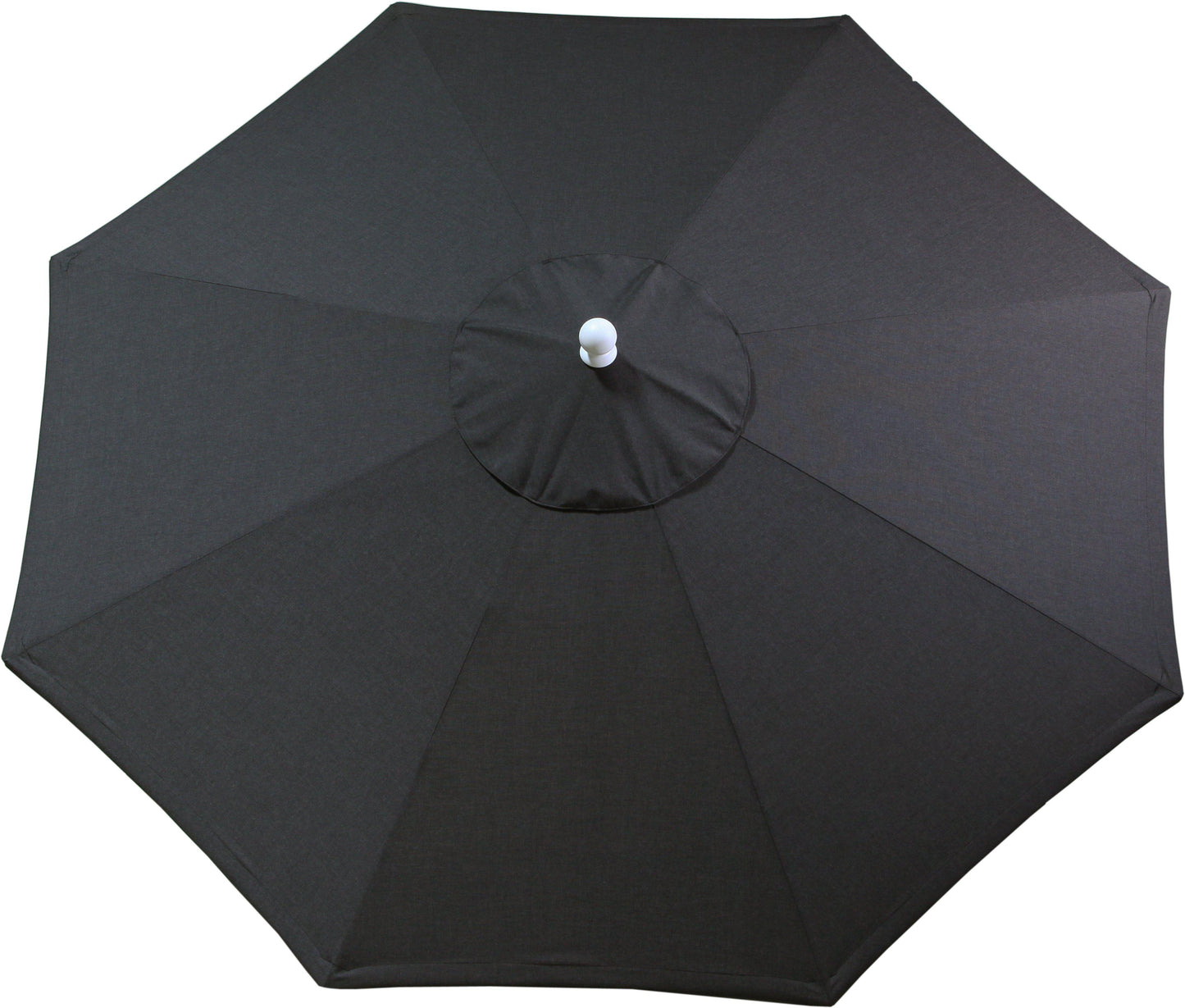 LuxCraft Aluminum Crank Lift Push Button Tilt 9' Market Umbrella - LEAD TIME TO SHIP 10 to 12 BUSINESS DAYS