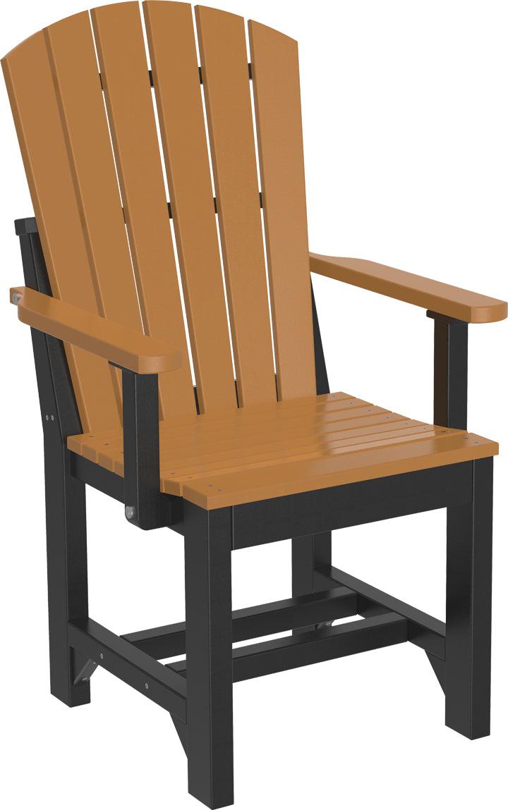 LuxCraft Recycled Plastic Adirondack Arm Chair (DINING HEIGHT) - LEAD TIME TO SHIP 3 TO 4 WEEKS