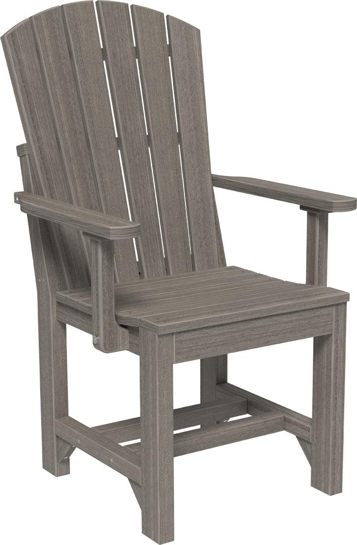 LuxCraft Recycled Plastic Adirondack Arm Chair (DINING HEIGHT) - LEAD TIME TO SHIP 3 TO 4 WEEKS