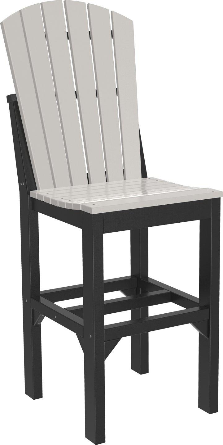 LuxCraft Recycled Plastic Bar Height Adirondack Side Chair - LEAD TIME TO SHIP 3 TO 4 WEEKS