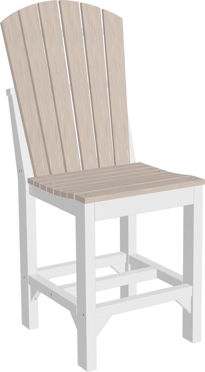 LuxCraft Recycled Plastic Adirondack Side Chair (COUNTER HEIGHT) - LEAD TIME TO SHIP 3 TO 4 WEEKS