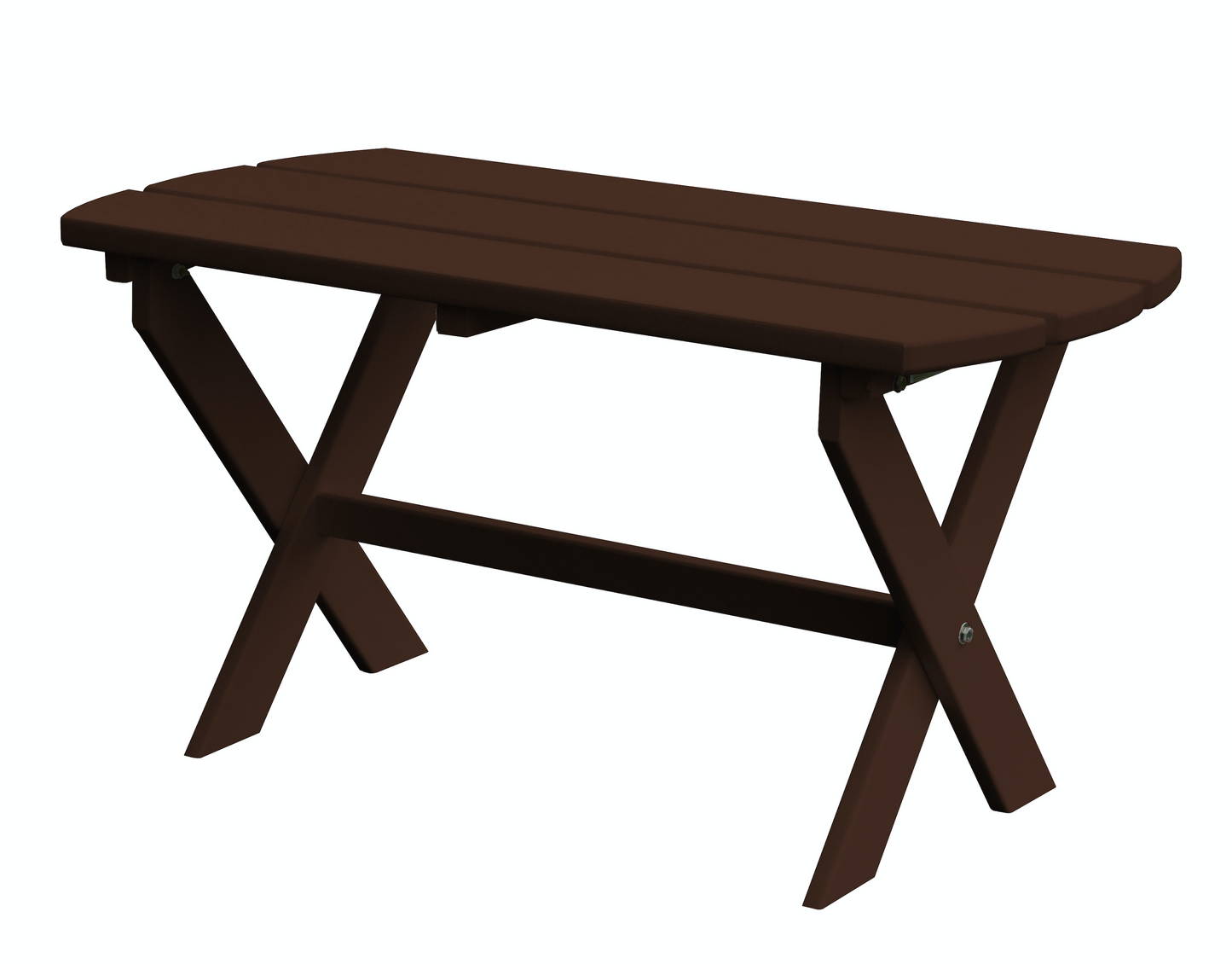 Bryton Park Poly Furniture Amish Made Poly Folding Oval Coffee Table - LEAD TIME TO SHIP 10 BUSINESS DAYS