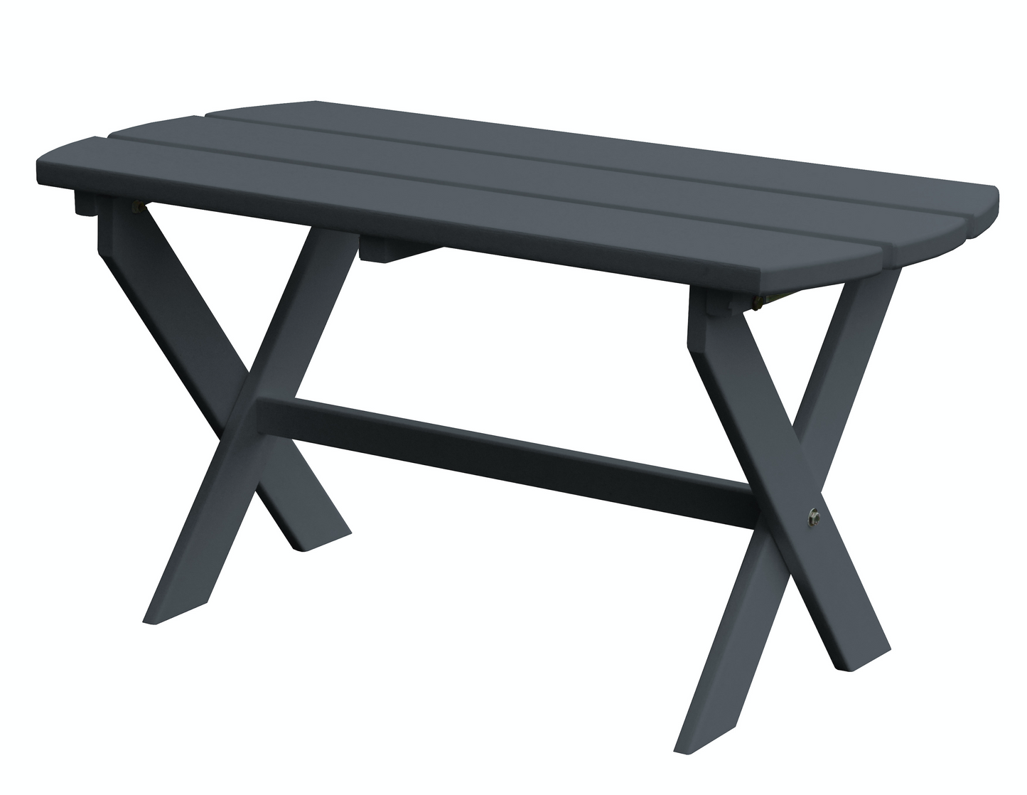Bryton Park Poly Furniture Amish Made Poly Folding Oval Coffee Table - LEAD TIME TO SHIP 10 BUSINESS DAYS