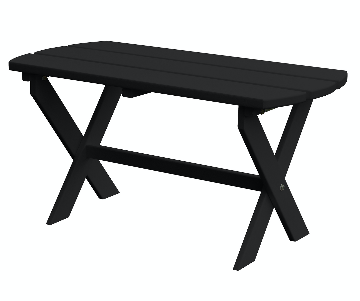 Bryton Park Poly Furniture Amish Made Poly Folding Oval Coffee Table - LEAD TIME TO SHIP 10 BUSINESS DAYS