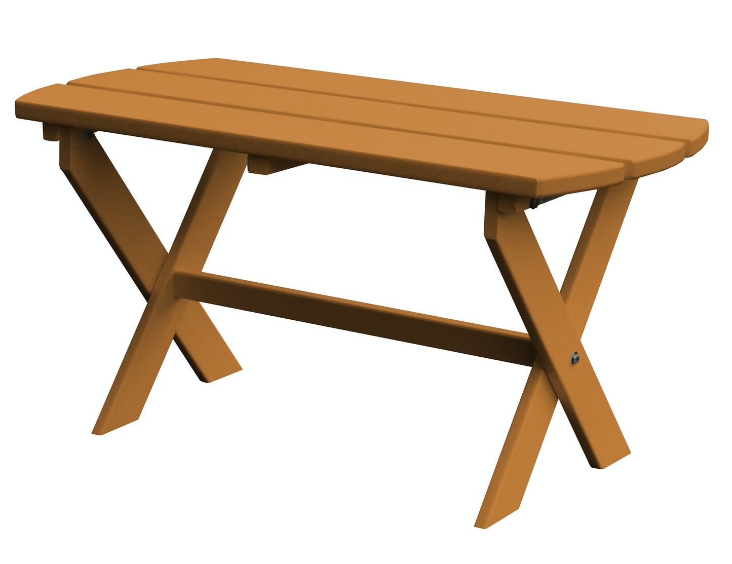 Bryton Park Poly Furniture Amish Made Poly Folding Oval Coffee Table - LEAD TIME TO SHIP 10 BUSINESS DAYS
