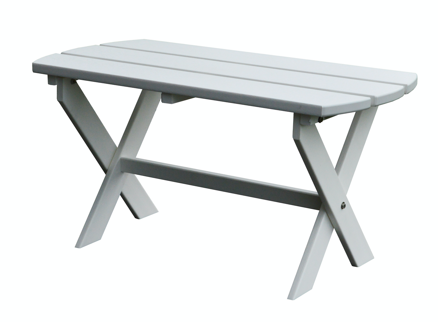 Bryton Park Poly Furniture Amish Made Poly Folding Oval Coffee Table - LEAD TIME TO SHIP 10 BUSINESS DAYS