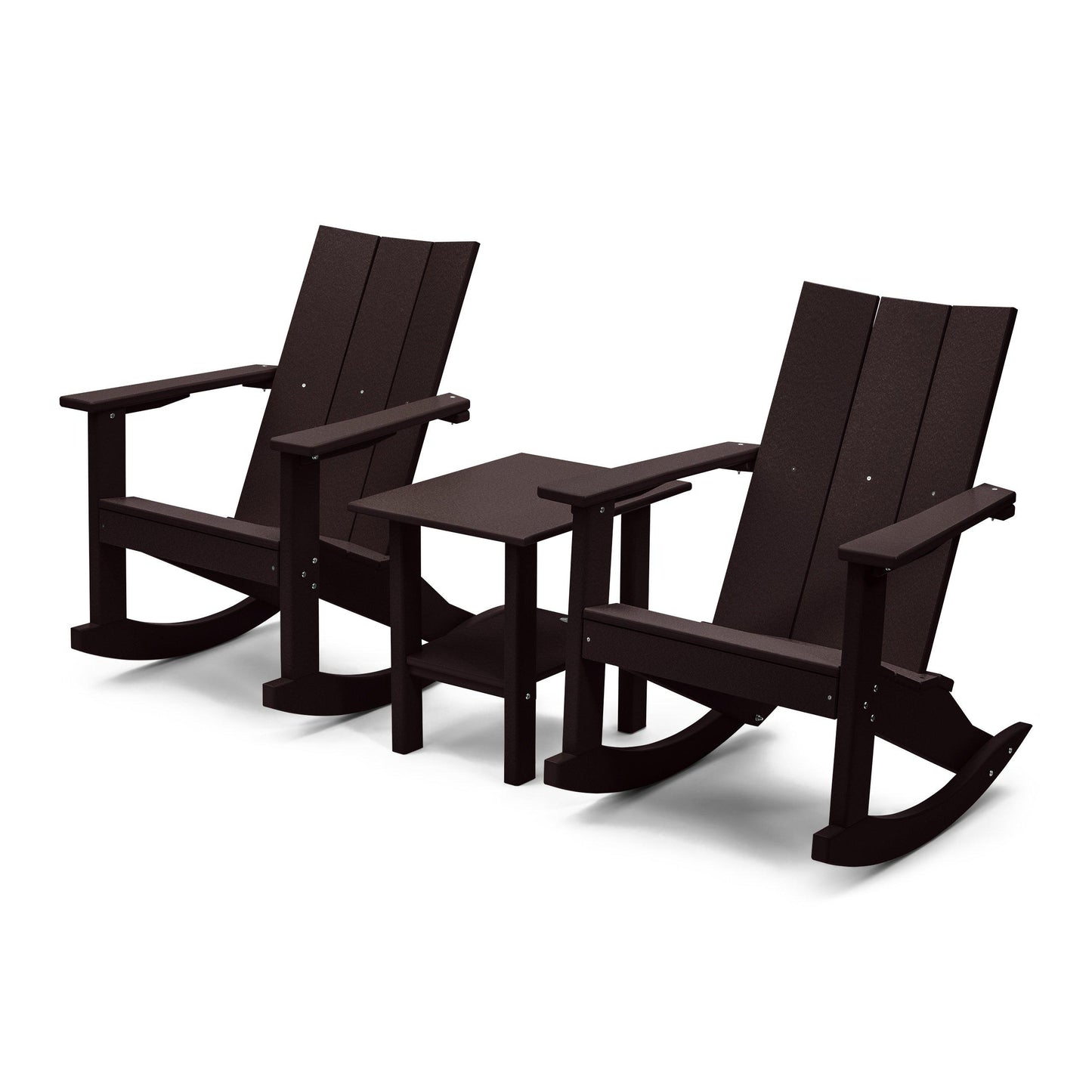 Perfect Choice Outdoor Recycled Plastic Stanton Adirondack Rocking Chair Set - LEAD TIME TO SHIP 4 WEEKS OR LESS