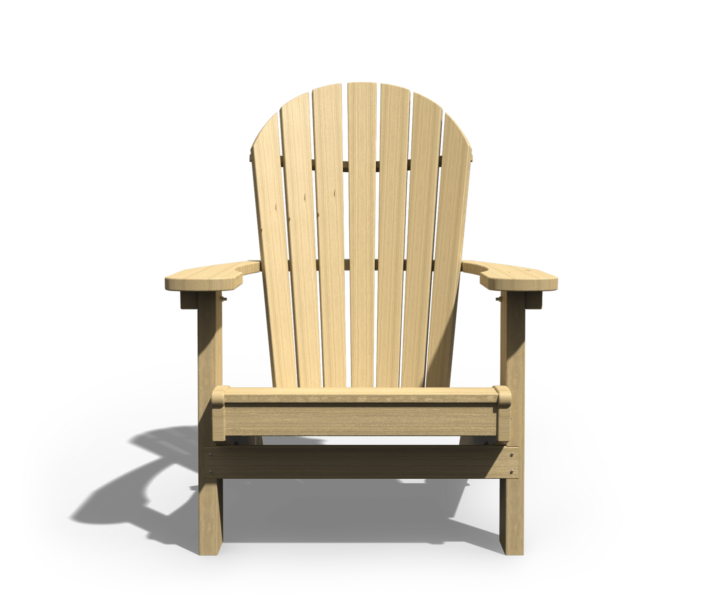 Patiova Amish Crafted Pressure Treated Pine Folding Adirondack Chair - LEAD TIME TO SHIP 3 WEEKS