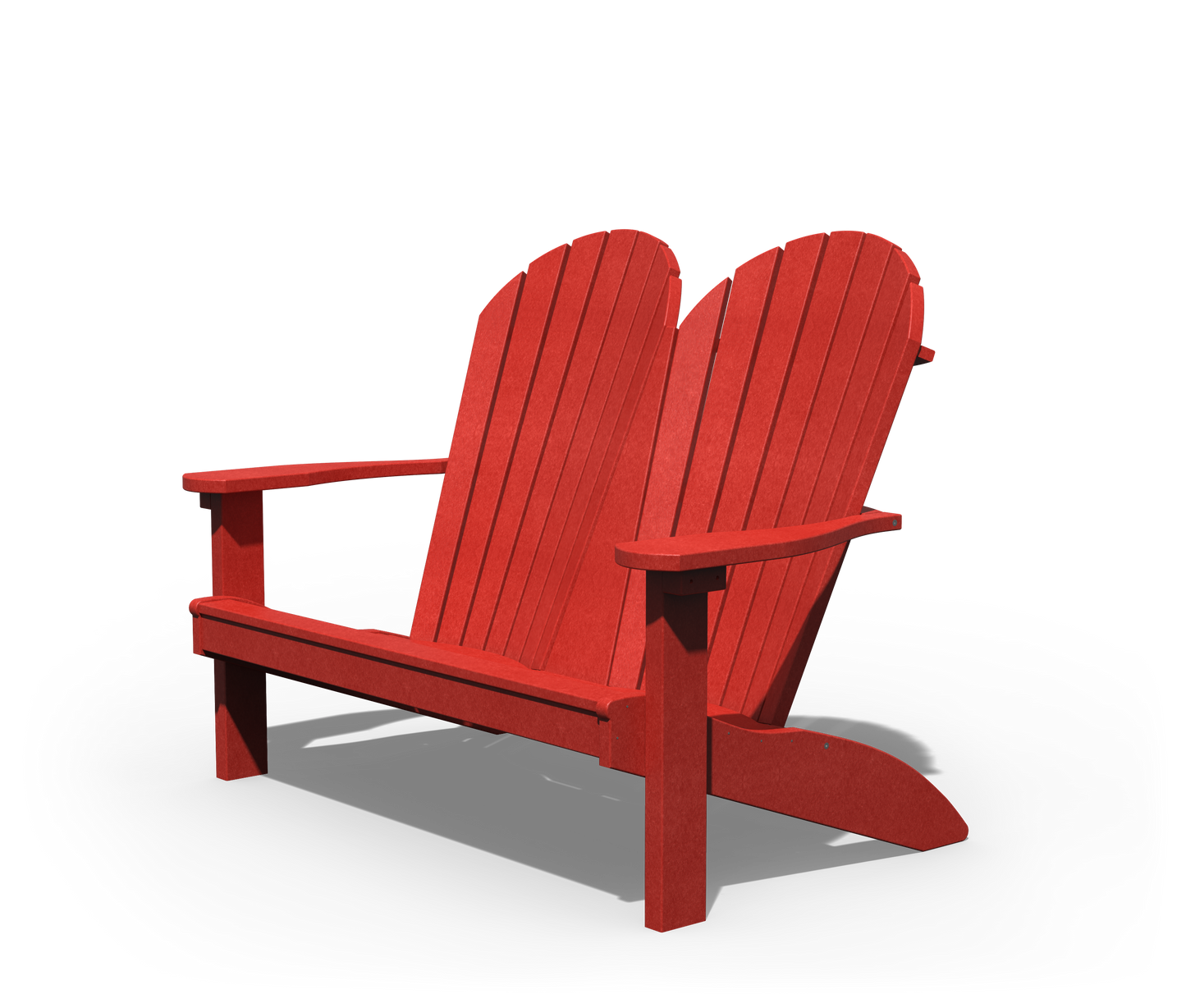 Patiova Recycled Plastic 4' Adirondack Bench - LEAD TIME TO SHIP 3 WEEKS