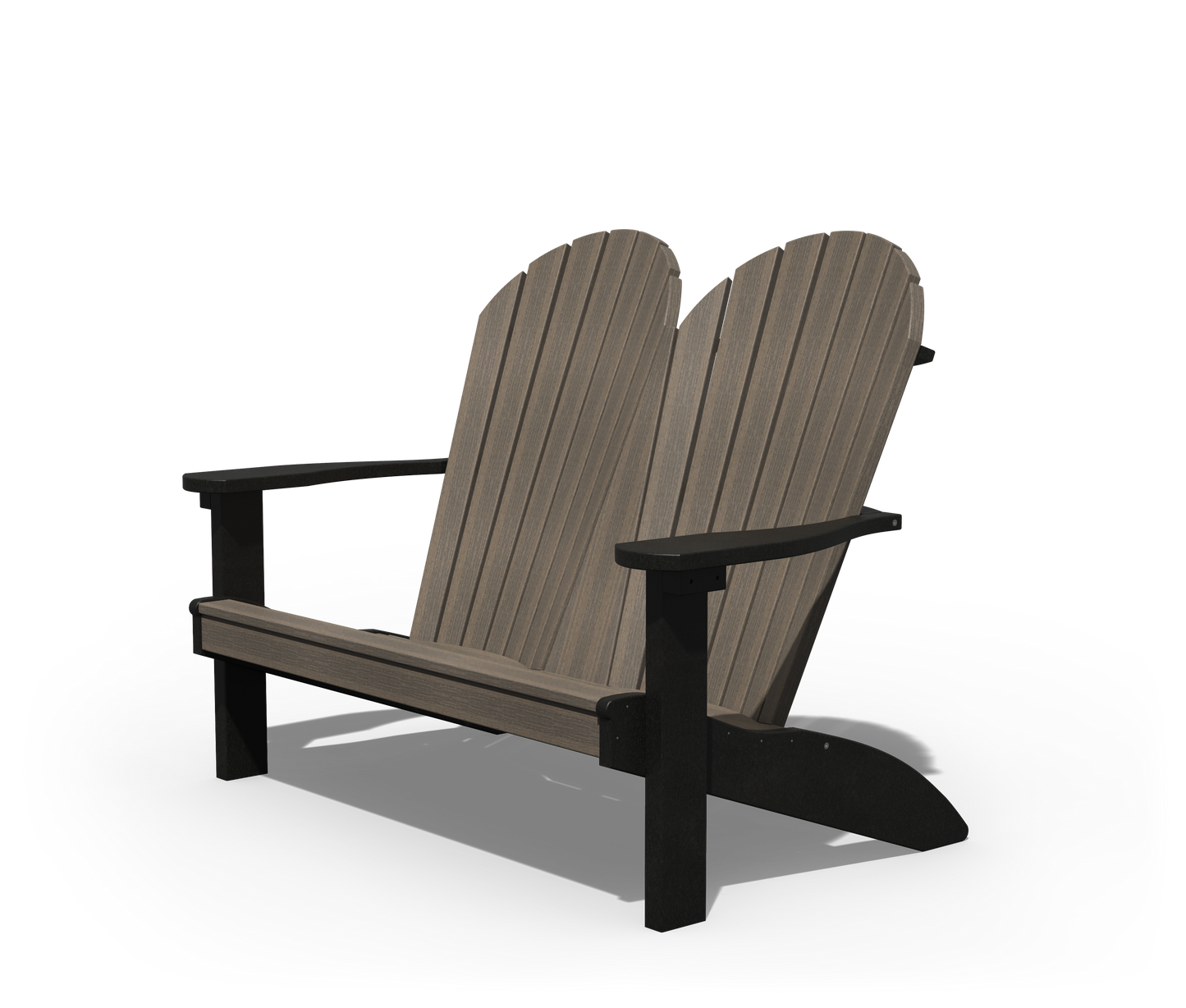 Patiova Recycled Plastic 4' Adirondack Bench - LEAD TIME TO SHIP 3 WEEKS