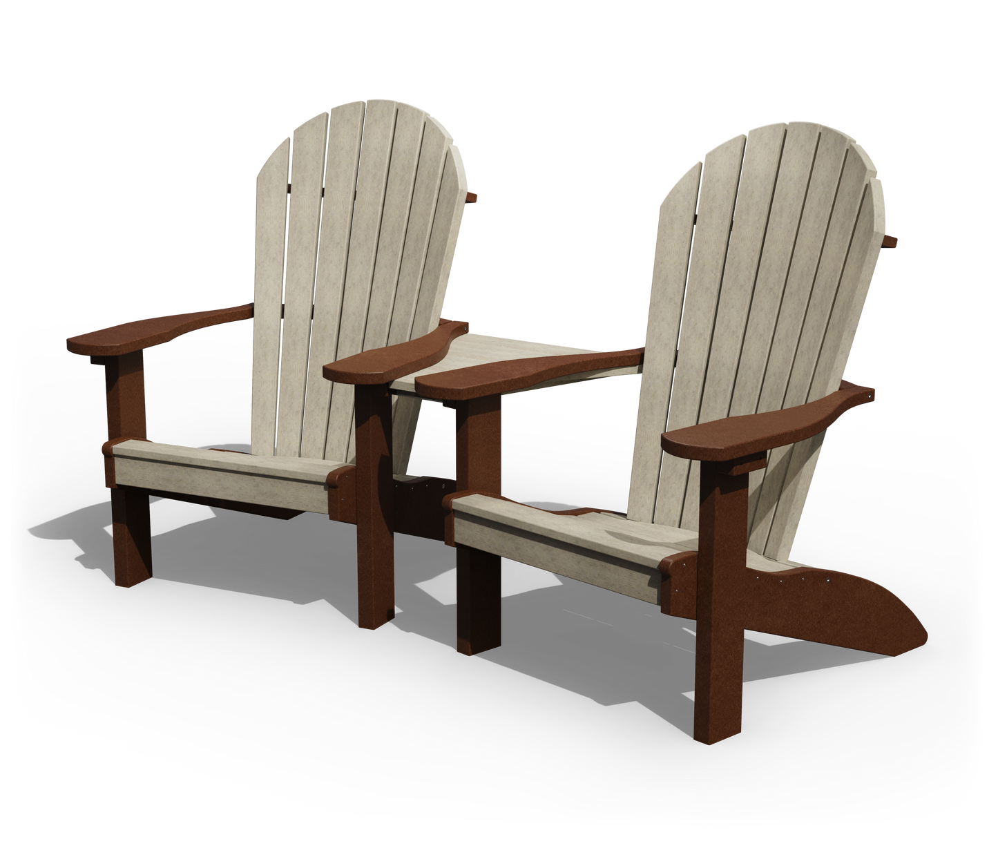 Patiova Recycled Plastic Adirondack Chair Centerpiece (CHAIRS SOLD SEPARATELY) - LEAD TIME TO SHIP 3 WEEKS