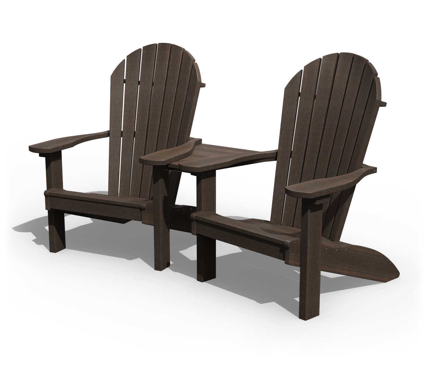 Patiova Recycled Plastic Adirondack Chair Centerpiece (CHAIRS SOLD SEPARATELY) - LEAD TIME TO SHIP 3 WEEKS