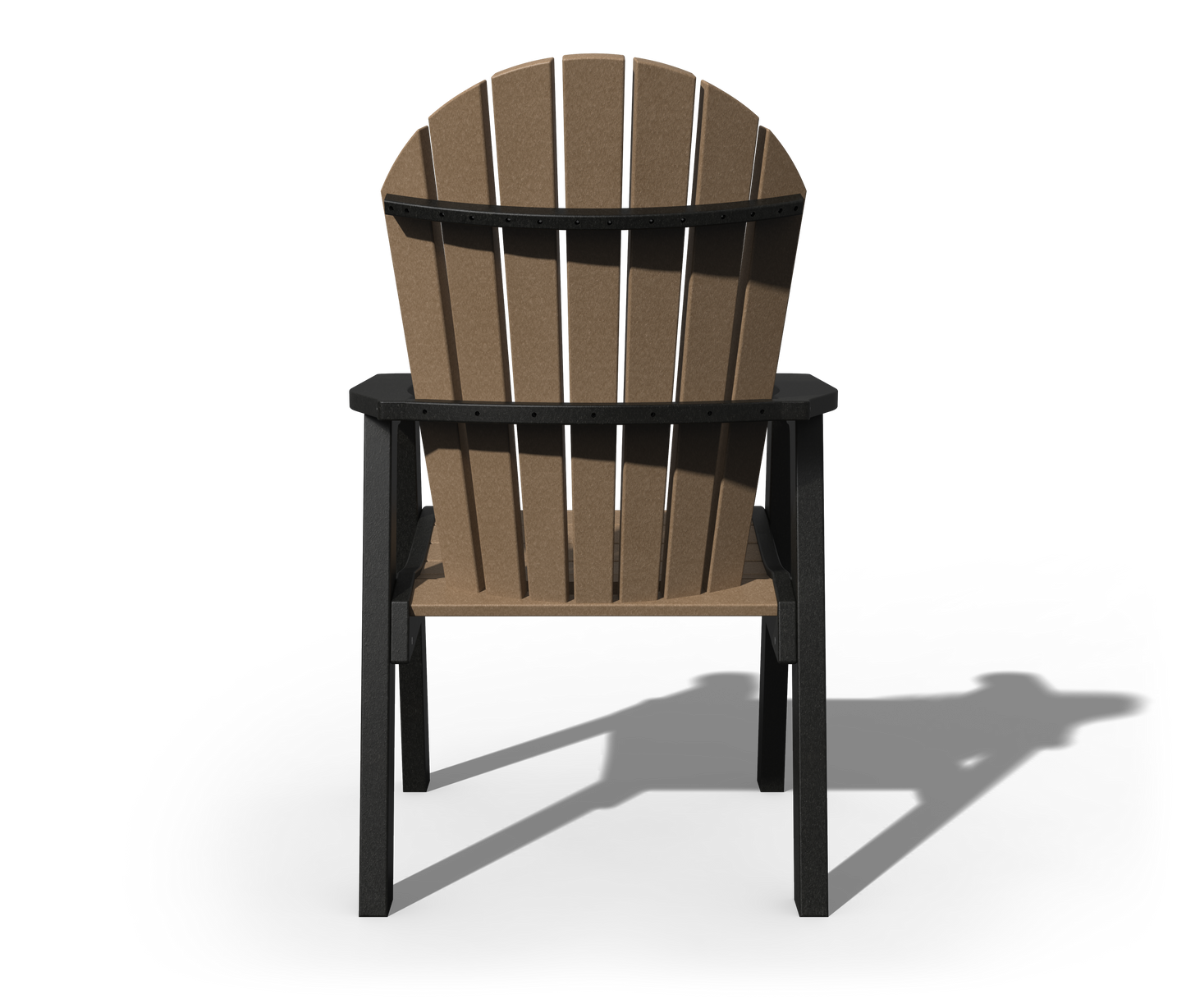 Patiova Recycled Plastic Amish Crafted Adirondack Dining Chair - LEAD TIME TO SHIP 3 WEEKS