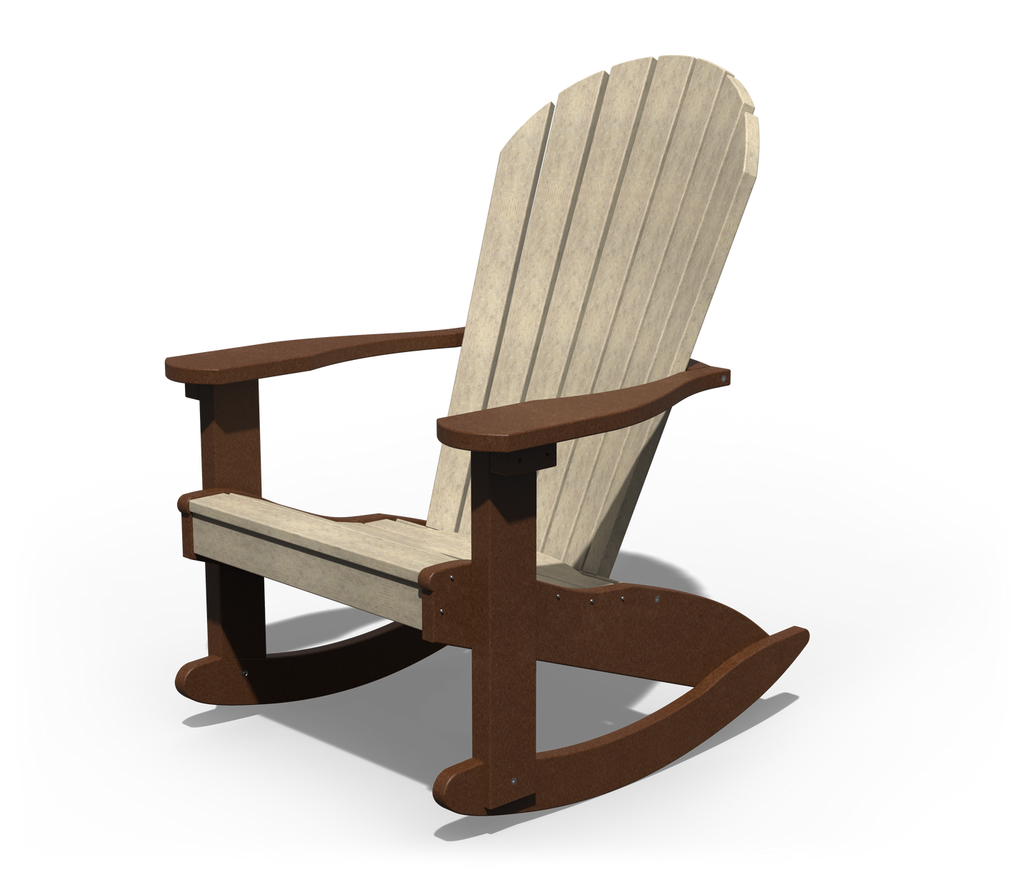 Patiova Recycled Plastic Adirondack Rocking Chair - LEAD TIME TO SHIP 4 WEEKS