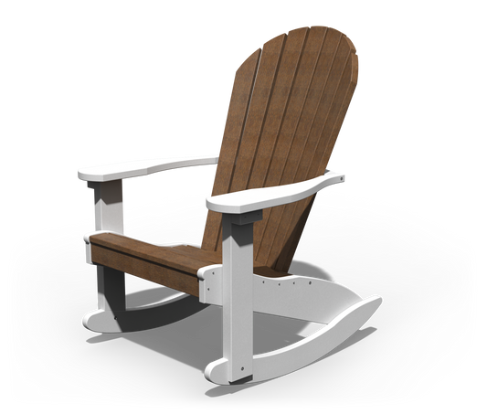 Patiova Recycled Plastic Adirondack Rocking Chair - LEAD TIME TO SHIP 3 WEEKS