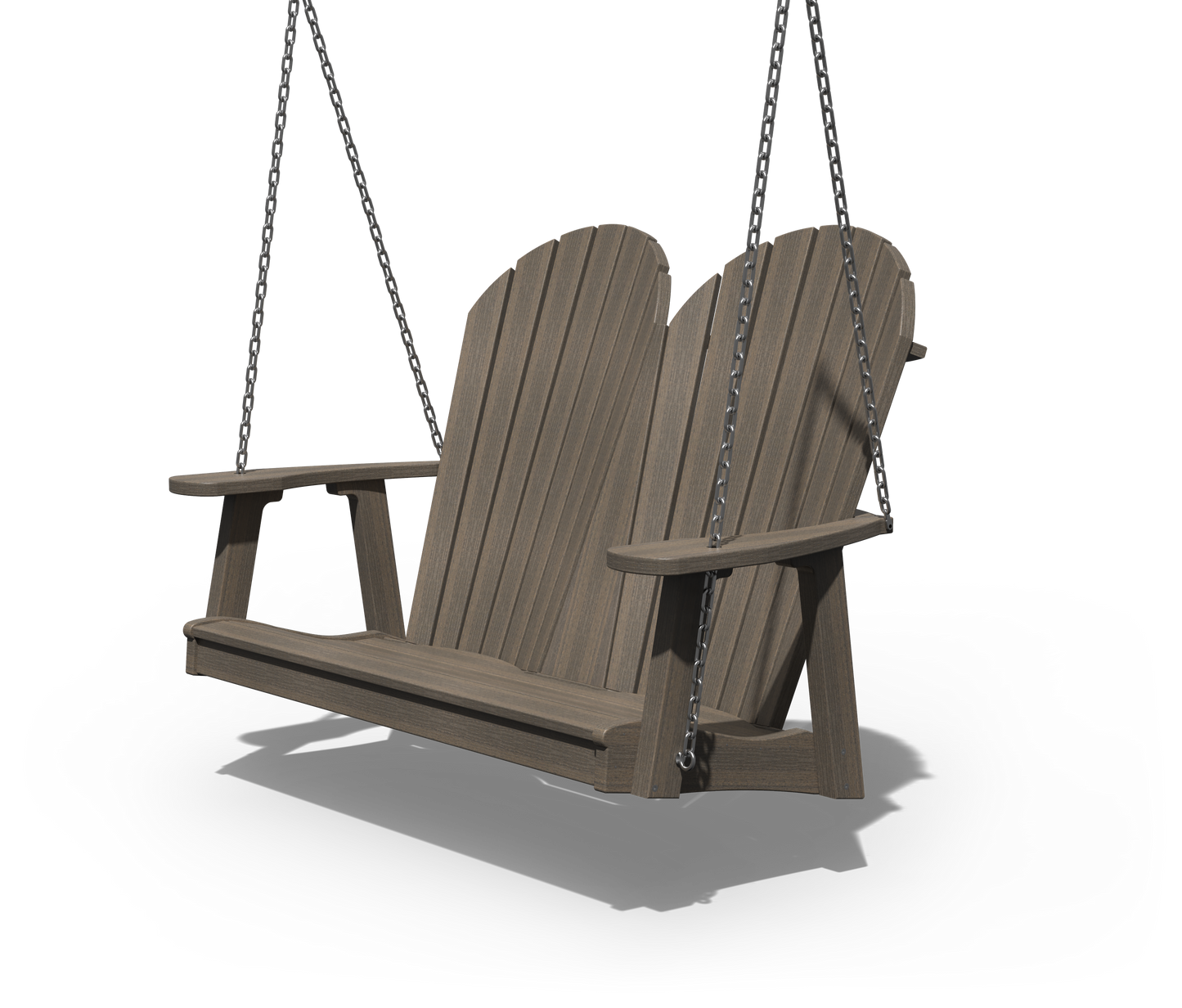 Patiova Recycled Plastic 4' Adirondack Hanging Swing - LEAD TIME TO SHIP 4 WEEKS