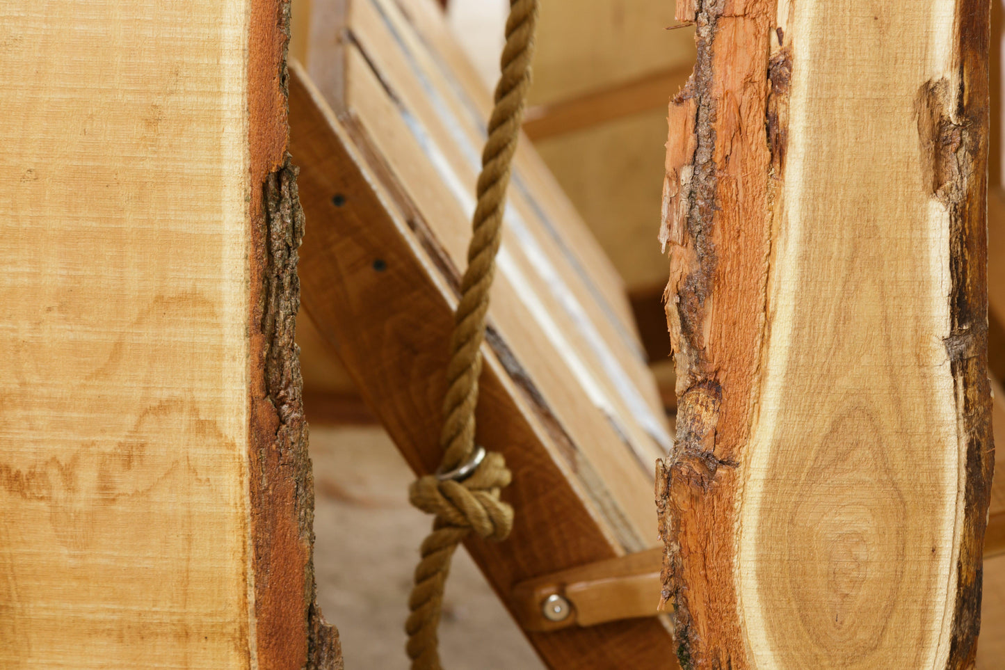 A&L Furniture Blue Mountain Collection 5' Appalachian Arbor with 4' Timberland Swing w/Rope - LEAD TIME TO SHIP 6 WEEKS
