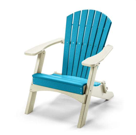 Perfect Choice Recycled Plastic Classic Folding Adirondack Chair - LEAD TIME TO SHIP 4 WEEKS OR LESS