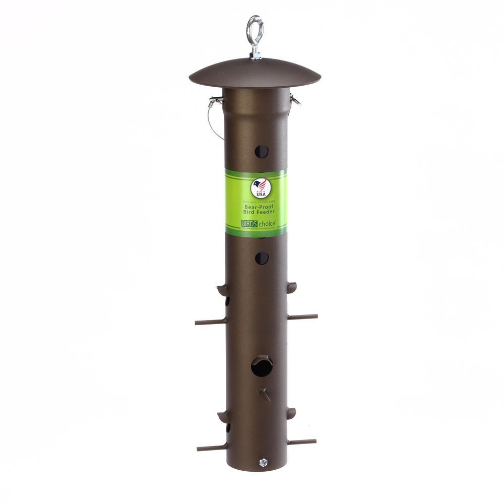 Birds Choice Bear Proof Feeder in Brown- Ships Within 7 to 10 Business Days