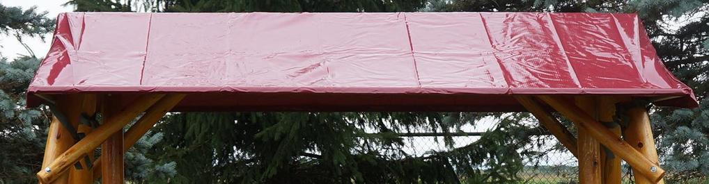 Moon Valley Rustic Tete-a-Tete Swing Canopy Kit (w/hardware) - LEAD TIME TO SHIP 2 WEEKS OR LESS