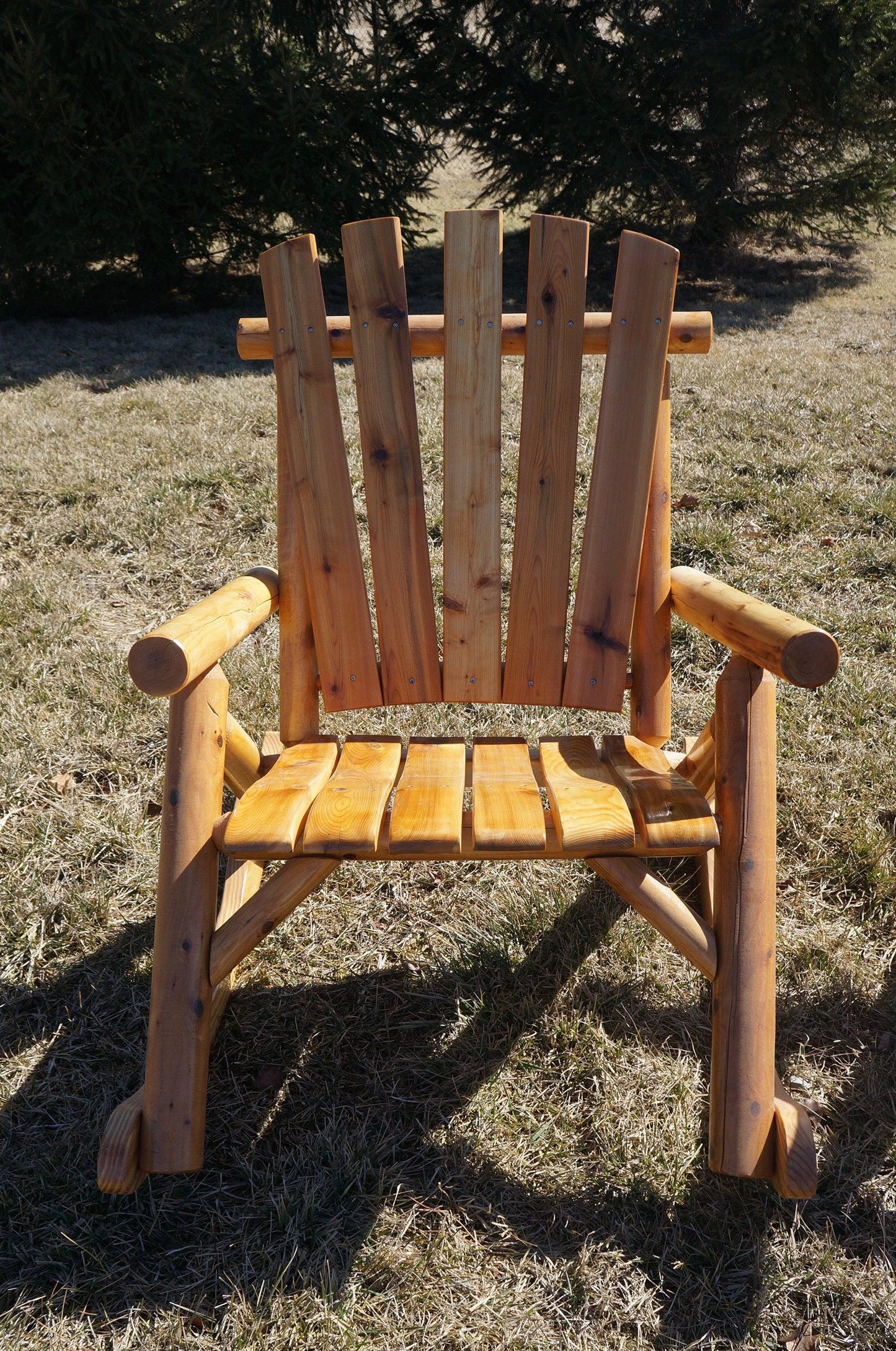 The Moon Valley Rustic  Big and Tall Rocking Chair - 650 lbs MAX Weight Capacity - LEAD TIME TO SHIP 4 WEEKS OR LESS