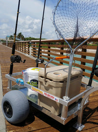 Alumacart Bimini Beach Wagon With Hitch - LEAD TIME TO SHIP 10 TO 12 BUSINESS DAYS-Rocking Furniture
