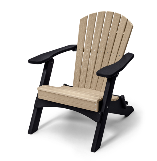 Perfect Choice Recycled Plastic Classic Folding Adirondack Chair - LEAD TIME TO SHIP 4 WEEKS OR LESS