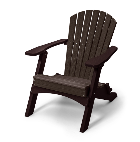 Perfect Choice Recycled Plastic Classic Folding Adirondack Chair - LEAD TIME TO SHIP 4 WEEKS OR LESS