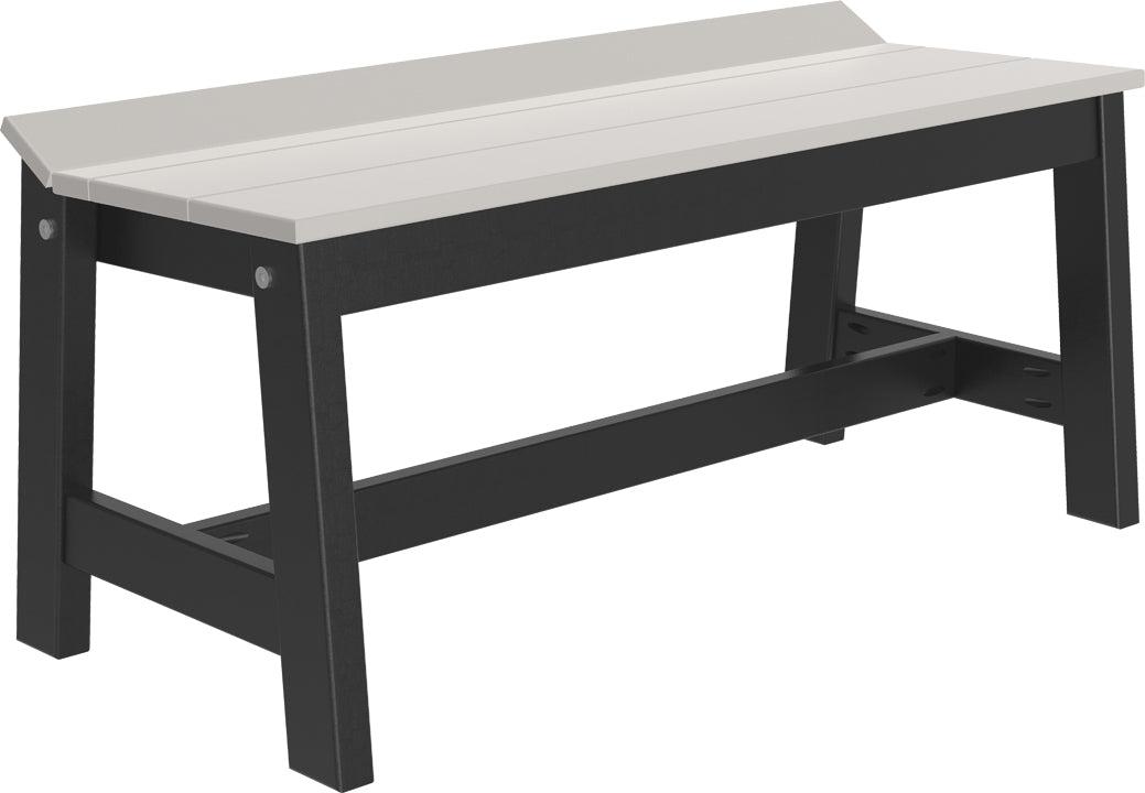 LuxCraft Recycled Plastic 41" Café Dining Bench - LEAD TIME TO SHIP 3 TO 4 WEEKS